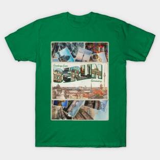 Greetings from Berlin in Germany vintage style retro souvenir T-Shirt